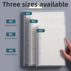 Removable High-end Grid Loose-leaf Notebook B5
