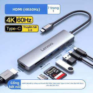 Lenovo | Bộ chuyển đổi mở rộng cổng Type-C chia nhiều cổng hỗ trợ HDMI xuất hình
