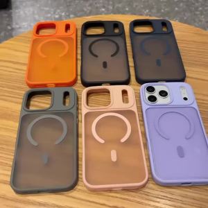 Luxury For Magsafe Magnetic Matte Translucent Case For iPhone 17 16 15 14 13 12 11 Pro Max Air Plus Shockproof Armor Hard Cover