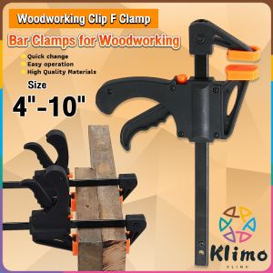 KLIMO Plastic F Clamp Bar Clamps for Woodworking Carpentry Home Improvement DIY 4/6/8/10/12 inch