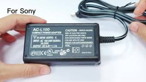 AC-L100C For Sony Camera AC-L10A L10B L15 L100C Power Adapter NX100 AX2000 MC2500 HXR-NX3 CCD-TRV228 TRV615 PC104 MVC-FD200