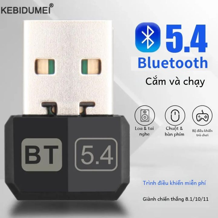 Bộ Chuyển Đổi USB Bluetooth 5.4 Bộ Thu Phát Không Dây Cho Máy Tính Xách ...