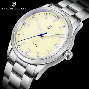 2023 New PAGANI DESIGN 38mm Mens Quartz Watches Stainless Steel AR Coating Sapphire VH31 Business Sports Watches reloj hombre