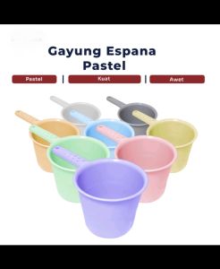 Gayung Mandi Plastik Warna Pastel / Gayung Serbaguna