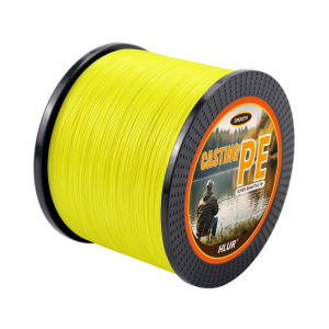 HLUR PE Woven Fishing Line X8 Lure 1000m Tensile Strength 20LB-100LB Durable Sturdy Easy Intercept Water for Angling