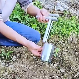 Alat Penanam Bibit Tanaman Seedling Transplanter Manual untuk Buah Jagung & Kebun Praktis