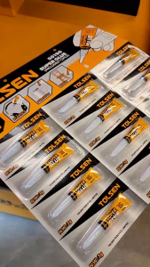 Tolsen 12pcs Super Glue Instant Glue (3grams) Clear Cyanoacrylate Adhesive