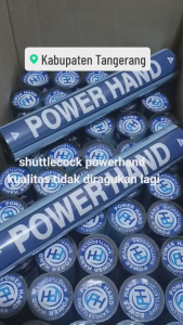 SHUTTLECOCK POWERHAND BADMINTON BULU TANGKIS PACKING KARDUS AMAN