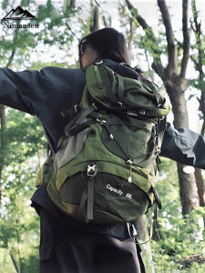 Large Capacity Waterproof Hiking Backpack Outdoor Travel Mountain Climbing Bag 50L Double Shoulder Bag for Men And Women
