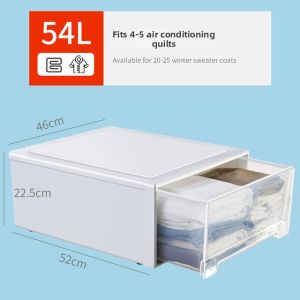 Transparent Heavy-duty Drawer Storage Cabinet