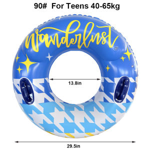 Rooxin | Rooxin Inflatable Swimming Ring Adult Pool Float Swim Accessory Swim Tube Summer Water Sports Swimming Circle Swim Float ﻿ ﻿ ﻿ ﻿