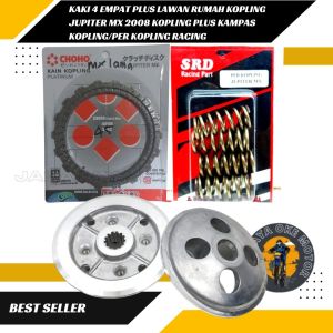 KAKI 4 EMPAT PLUS LAWAN RUMAH KOPLING YAMAHA JUPITER MX 2008 PLUS KAMPAS KOPLING PER KOPLING RACING