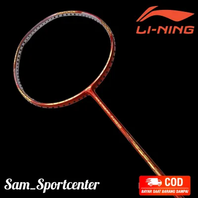 RAKET BADMINTON LINING AIR STREAM CHEN LONG EDITION KOSONGAN / SIAP PAKAI SENAR BG 66 ULTIMAX