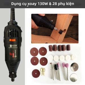 Bộ Dụng Cụ Xoay Đa Năng Với Trục Mềm Mâm Cặp Đa Chức Năng 43 Phụ Kiện Bộ Dụng Cụ Đa Năng Dùng Cho Các Dự Án DIY Máy Khoan Điện Cầm Tay