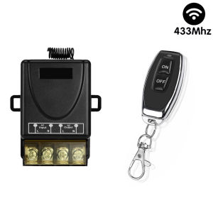 WenQia 433 MHzAC 110โวพลาส์/ 220โวพลาส์/ 230โวพลาส์/240โวพลาส์30A 1Ch ตัวรับสัญญาณรีเลย์ สวิตช์ควบคุมระยะไกลไร้สาย