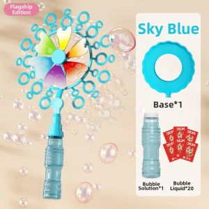 JIEXI | Rainbow Rotating Bubble Wand Toy