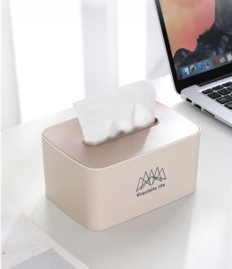 Simple Luxury Square Tissue Box Home Use Restaurant Table Napkin Storage Box Creative Living Room Tea Table Dinner Napkin Holder