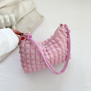 Fashionable Womens Tote Bag Underarm Single Shoulder Spring Summer Versatile Bag Soft Handle Large Size Casual Purse