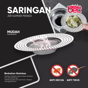 [BEC] Saringan Air Got Kamar Mandi Sink Filter Strainer Wastafel | Saringan Penutup Wastafel | Saringan Air Tempat Cuci Piring Filter Strainer