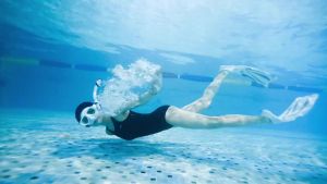 COPOZZ Professional  Diving Mask Full Vision Mask Underwater Snorkel Mask Set Swimming Snorkel HD Anti Fog Diving Equipment