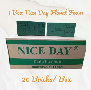 1 Box Nice Day Floral Foam (20 Bricks/Box) Floral Foam for Flower Bouquet and Flower Arrangements