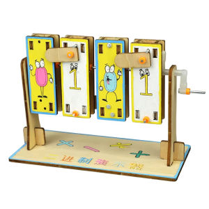 DIY Binary Demonstrator DIY Math Simulation Calculation & Education Model Toy Physics Science Toys For Children Gift Toy Project