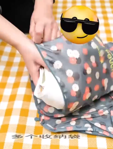 Printed Designer 6in1 Multi size Traveling Pouches Set Luggage Clothes Split Bag Zipper Pouch Organizer