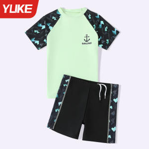YUKE | Sun Protection Boys Swimwear Set Separate Piece