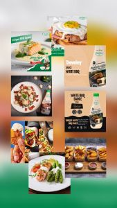 Develey White BBQ sauce (ซอสไวท์บาร์บีคิว) 360 กรัม แพ็ค 6 ขวด