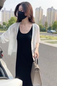 HUOLISI | Elegant Female Summer Knit Cardigan Outerwear