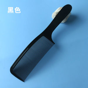 Professional Hairdresser Mens Flat Top Curved Comb Ultra-Thin Edge Pushing Arc Shape Haircut Styling Comb Tool