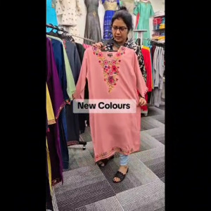 Madanikas Elegant Embroidered Kurti for Women with 3/4 Sleeves MB Series Up To 6XL Plus Size