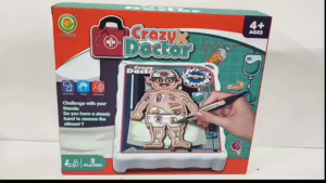 Kids Electronic Crazy Doctor Character Touch Game with Lights & Sounds | Educational Pretend Role Play for Boys & Girls