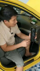 Bình đun nước nóng cảm ứng có điều chỉnh nhiệt đô trên ô tô 12v-24v mẫu mới loại tốt phụ kiện xe hơi