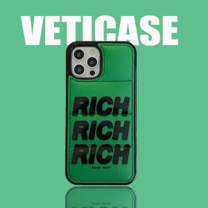 Rich Rich Rich Down Jacket Phone Case for Apple IPhone 15 14 13 12 11 Pro Plus Max Soft 7 8 XS XR XSMAX Silicone Back Cover Mobile Cases Phonecase Green