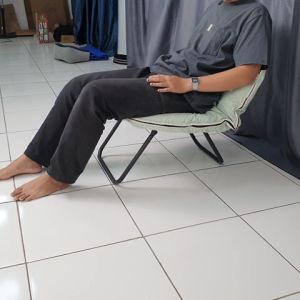 ORANGE Kursi Lipat Portable Empuk Folding Chair Kursi Sholat Kursi Makan Tempat Duduk Lipat Outdoor