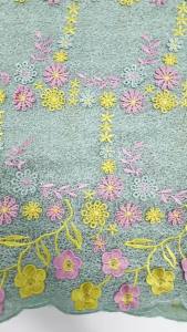 White African Cord Lace Fabric 2026 High Quality Nigerian Milk Silk Guipure Lace Fabric Water Soluble For Party M433-1