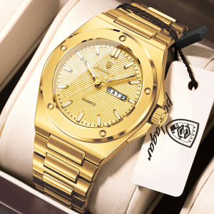 POEDAGAR | POEDAGAR Business Men Clock Date Week Stainless Steel Luxury Man Wristwatch Waterproof Luminous Sport Quartz Mens Watches Reloj