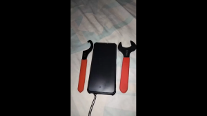 Kunci Komstir 45-52 mm Handle Merah Hook Wrench Alat Kait Stel Komstir Motor.