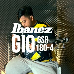 Ibanez GSR180 Gio Series 4 String Electric Bass Black (GSR180-BK / GRS 180) 4 strings bass guitar set j-bass Jazz Bass