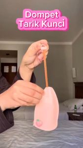 Dompet Gantungan Kunci Tarik Estetik