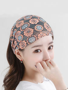 Lace Hairband Wide Edge Thin Style for Women Hair Net Cover Grey Hair Washing Face Outdoors Hairband Fresh Design Original