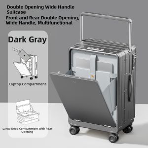 VCC | Sturdy Durable Side Opening Travel Luggage 20 inch