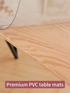 🔥5A level antibacterial🔥100% pvc table mat real food grade materials 1.5mm/2.5mm thickness pvc table cloth pvc table mat alas meja pvc scratchproof pad transparent desk mat 透明桌垫 pvc桌垫