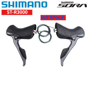 SHIMANO | SHIMANO SORA ST-R3000-L/ST-R3000-R DUAL CONTROL LEVER Left/Right Side 2S/9S Shifter For Road Bike Parts Bicycle Accessories
