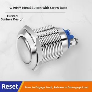 kuicc | Self-Resetting Waterproof Metal Door Access Button