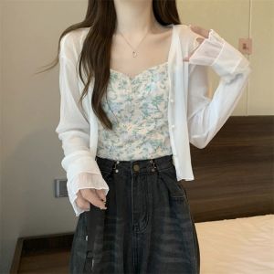 French Floral Print Strap Vest: A Stylish & Practical Choice