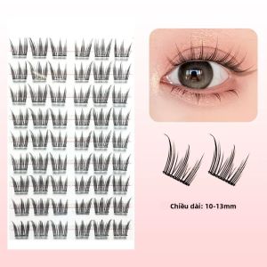 80 Chùm Mi Giả Tự Dính Mỏng 10-13mm Kiểu Dáng Tự Nhiên Nối Mi Tổng Hợp Bằng Phương Pháp Nhiệt