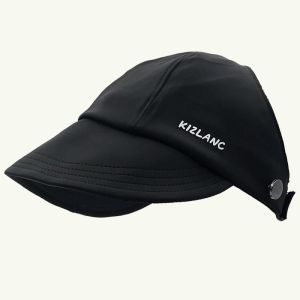 Womens Summer Double-Sided Fishing Cap UV Protection Sunscreen Hat Tailorable Casual Style Empty Top Large Brim Hat