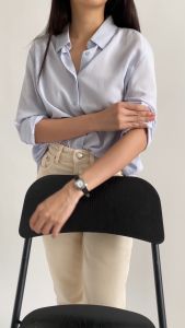 Scottie Jam Tangan Wanita Jemma Classic Elegant Calfskin Leather Strap Tahan Air Jam Tangan
